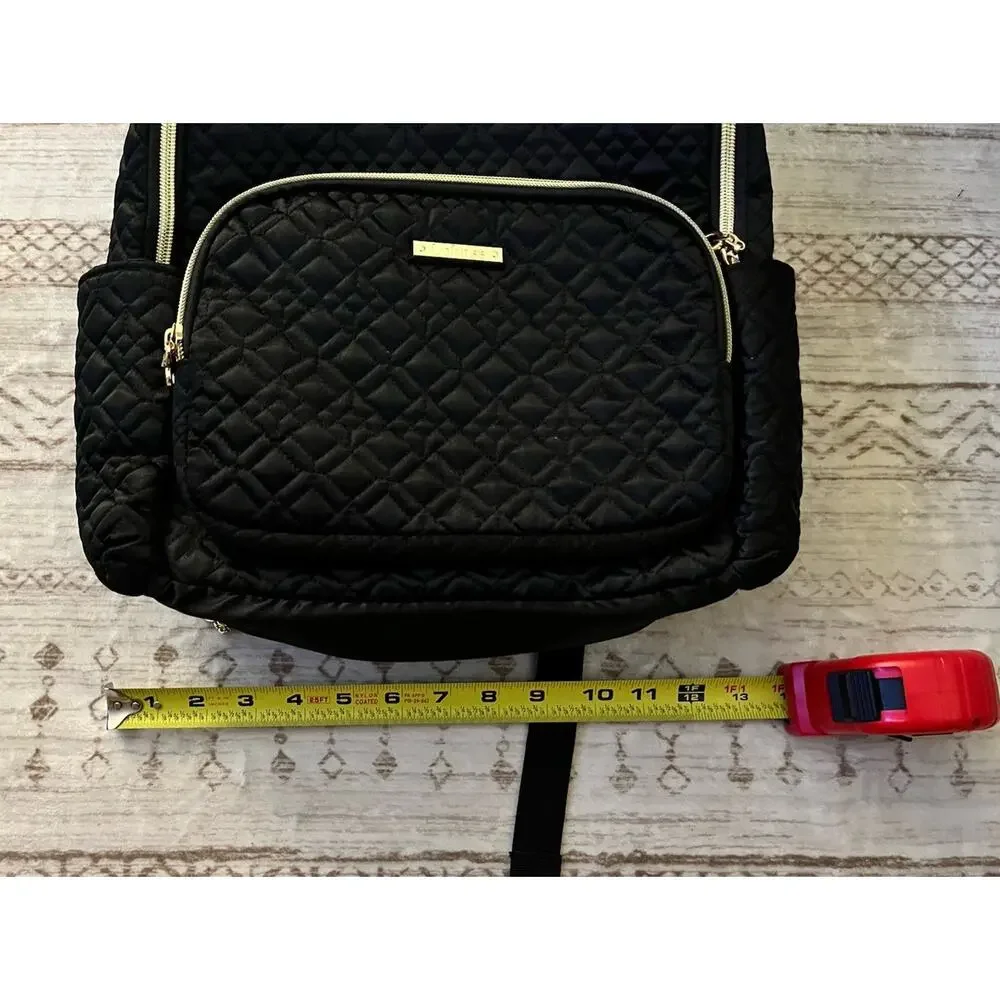 Lokass Women’s Quilted Backpack with Gold Zippers - Stylish Casual Daypack